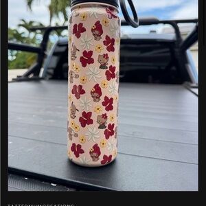 TattedMumCreations Tan Sanrio 25oz Flask
